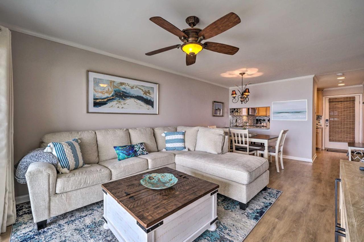 Beachfront Condo With Unobstructed Ocean Views! Oak Island Buitenkant foto