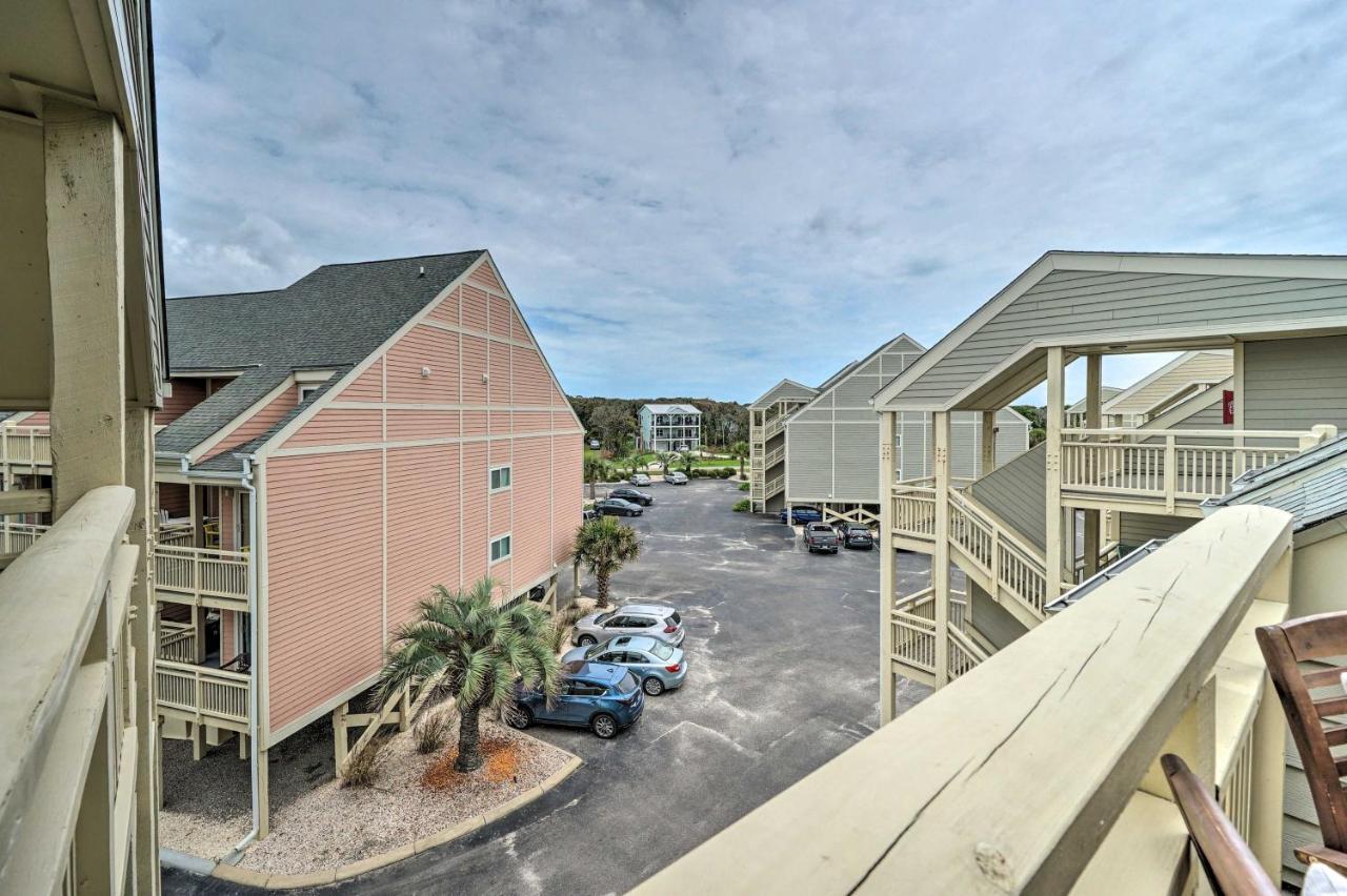 Beachfront Condo With Unobstructed Ocean Views! Oak Island Buitenkant foto