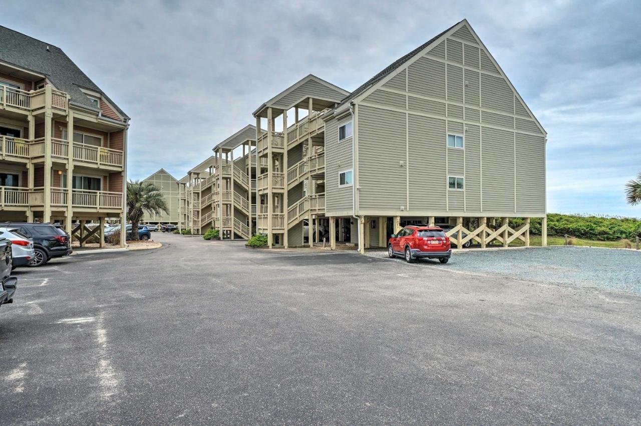 Beachfront Condo With Unobstructed Ocean Views! Oak Island Buitenkant foto